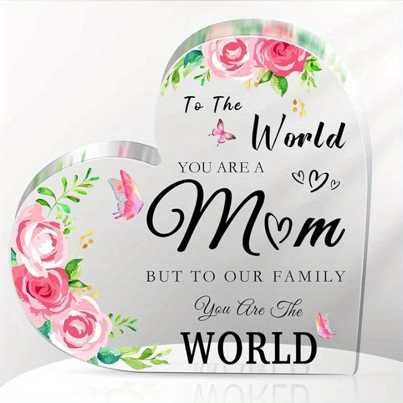 

Daughter to Mother Heart - Creative Acrylic Gift for Mother s Day & Christmas чистый