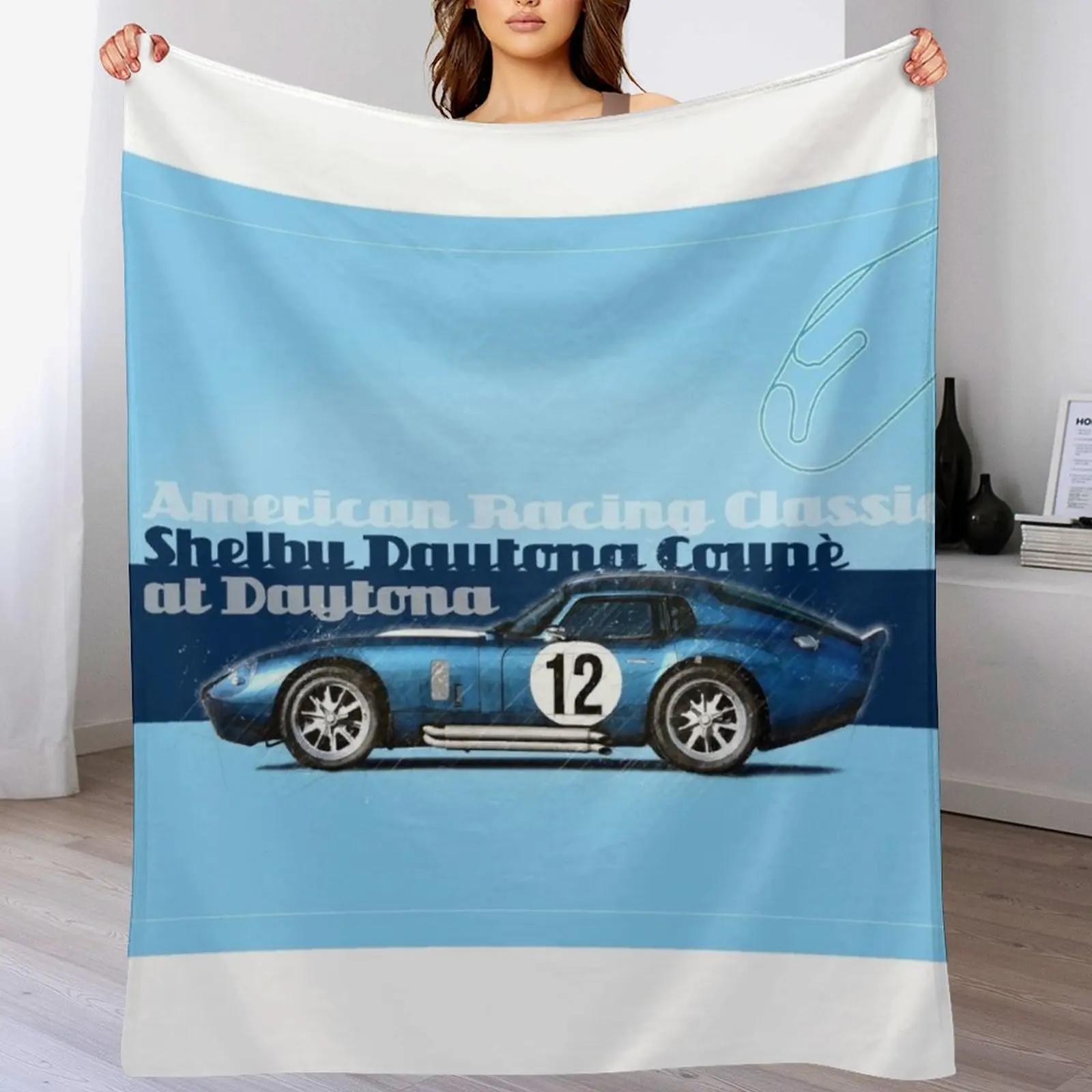 

New Shelby Daytona Coupe Throw Blanket Durable Warm Blanket for Daily Home Use 102x76cm(40x30in)