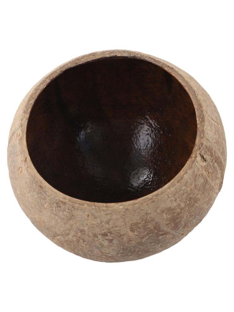 Small Candle Cup Coconut Bowl Round Bowl Fruit Dried Fruit Plate