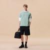 JACK&JONES Men's Letter Embroidered Short Sleeve Round Neck T-Shirt