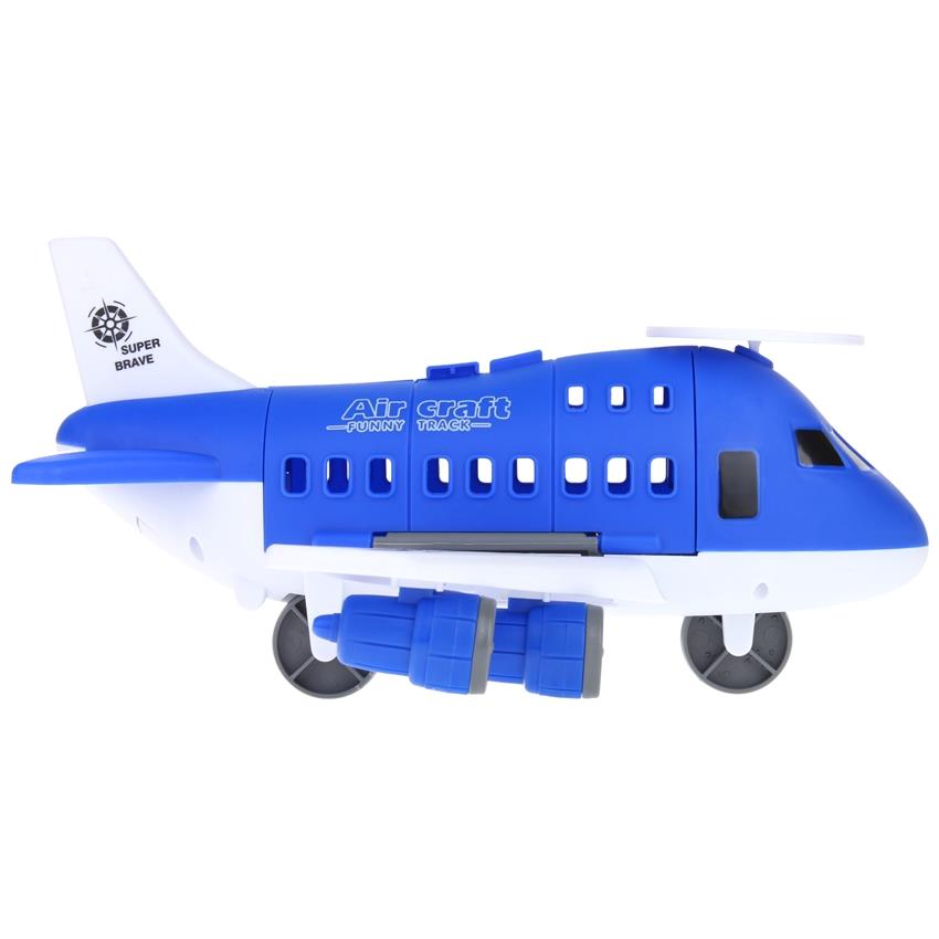 Police Transport Plane Foldable Parking with Vehicles Police Patrol Car