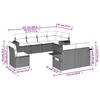 VidaXL Salon de Jardin avec Coussins 8 pcs, Canapés de Terrasse, Ensemble de Meubles de Patio, Mobilier d'Extérieur, Beige 3220437