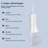 Portable Oral Irrigator Water Flosse for Teeth 3 Cleaning Modes Dental Oral Irrigator 300ML Large Water Tank for Traveling