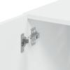 Narrow Tall Cabinet White 30 x 42.5 x 225 cm Particleboard