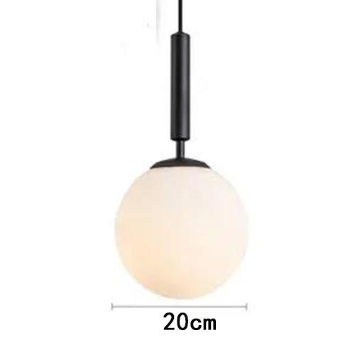Lampa Suspendată Nordică Creativă din Sticlă pentru Living, Dormitor Principal, Simplă, Lumini Suspendate pentru Sală de Mese, Dormitor Noptieră, Candelabru Mic pentru Dormitor