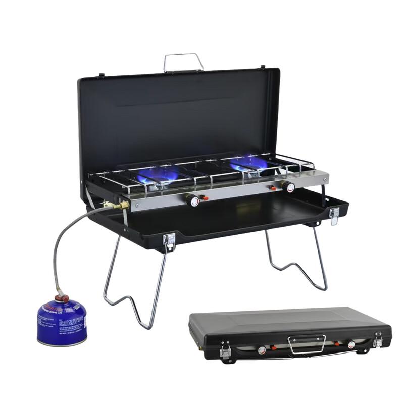 OEING Portable Folding Camping Stove & BBQ Grill