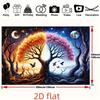 2D Tree of Life Banner, Yin Yang Forest Party & Live Background