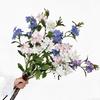 Premium Blue Snowflake Artificial Hydrangea Flowers for Living Room and Dining Table Decor, Long Stem Arrangement, Photo Props