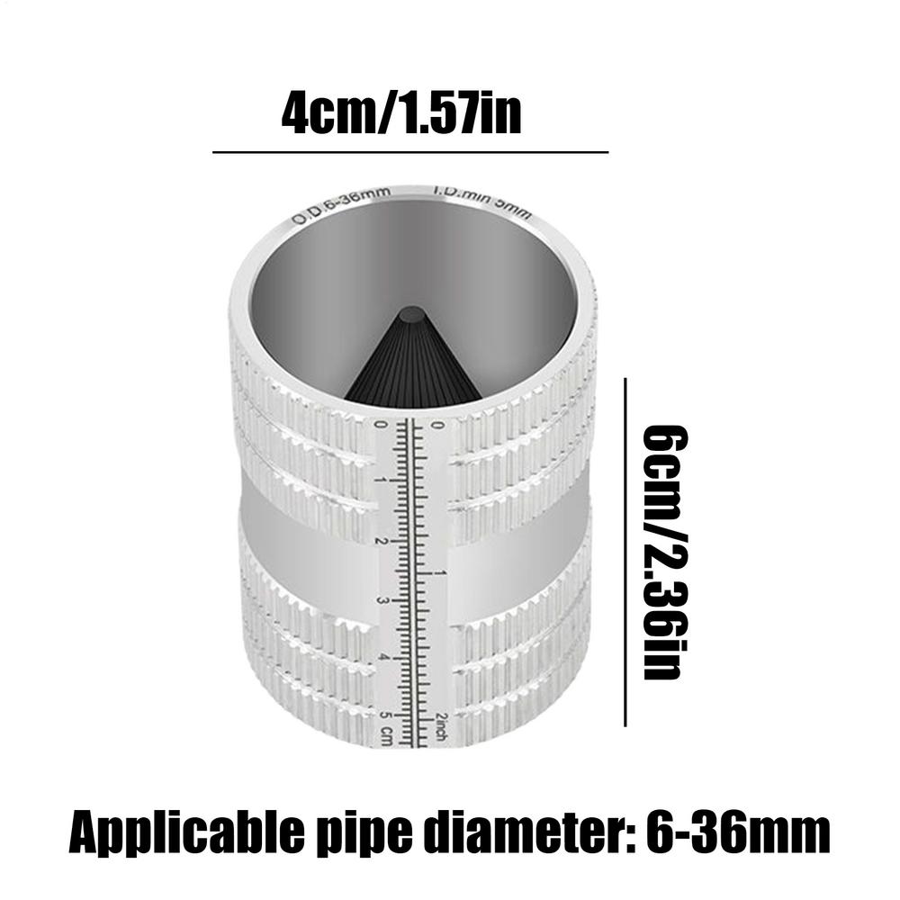 

Rigid Reamer Tube Deburring Reamer Deburring Machine Stainless Steel Professional Chamfer For Maintenance Metalworking Plumbing белый