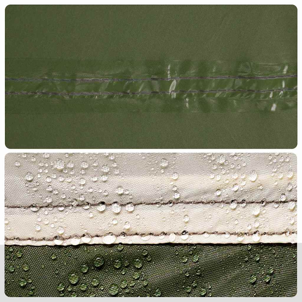 Fishing Tent Olive Green 514 x 465 x 187 cm Polyester and Fiberglass