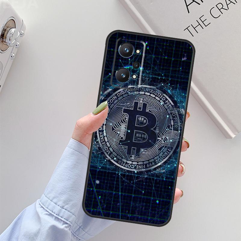 Bitcoin BTC For Realme 11 10 12 13 14 Pro Plus GT 5 6 6T GT7 Pro C67 C61 C53 C51 C21Y C25S C55 C75 Case