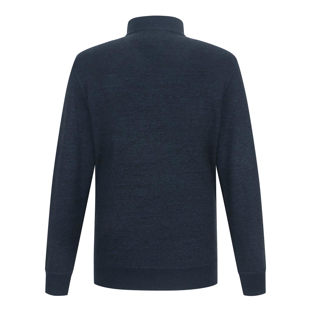 SUPERIOR Men'S Half-Zip Sweater Deep Blue (Im0Erd40245)