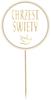 Christening Cake Topper Dove 24Cm