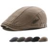 HT3562 Berets 100% Cotton Spring Summer Cap for Men Women Ivy Flat Cap Male Female Artist Painter Beret Hat Adjustable Beret Cap