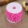 60m Roll Pearl Wire Beads 3mm+8mm Plastic Beads Pearl Garland String Beaded String Wedding Party Decoration
