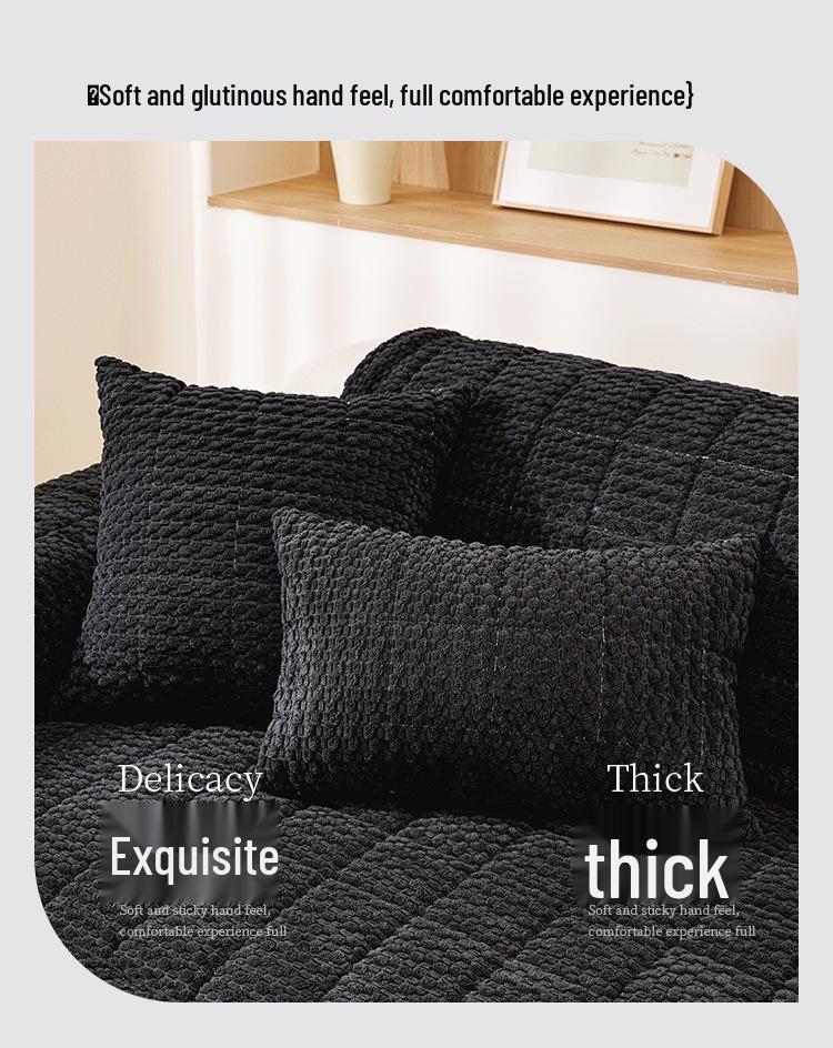 2026 Autumn/Winter Corduroy Non-slip Seat Cushion: Thick, Dirt-resistant Sofa Cover