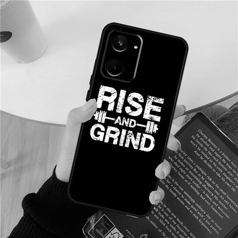 Motivational Gym Fitness Case For Realme GT 6 6T 5 GT7 Pro 10 11 12 13 14 Pro Plus C53 C51 C21Y C25S C55 C67 C61 C75