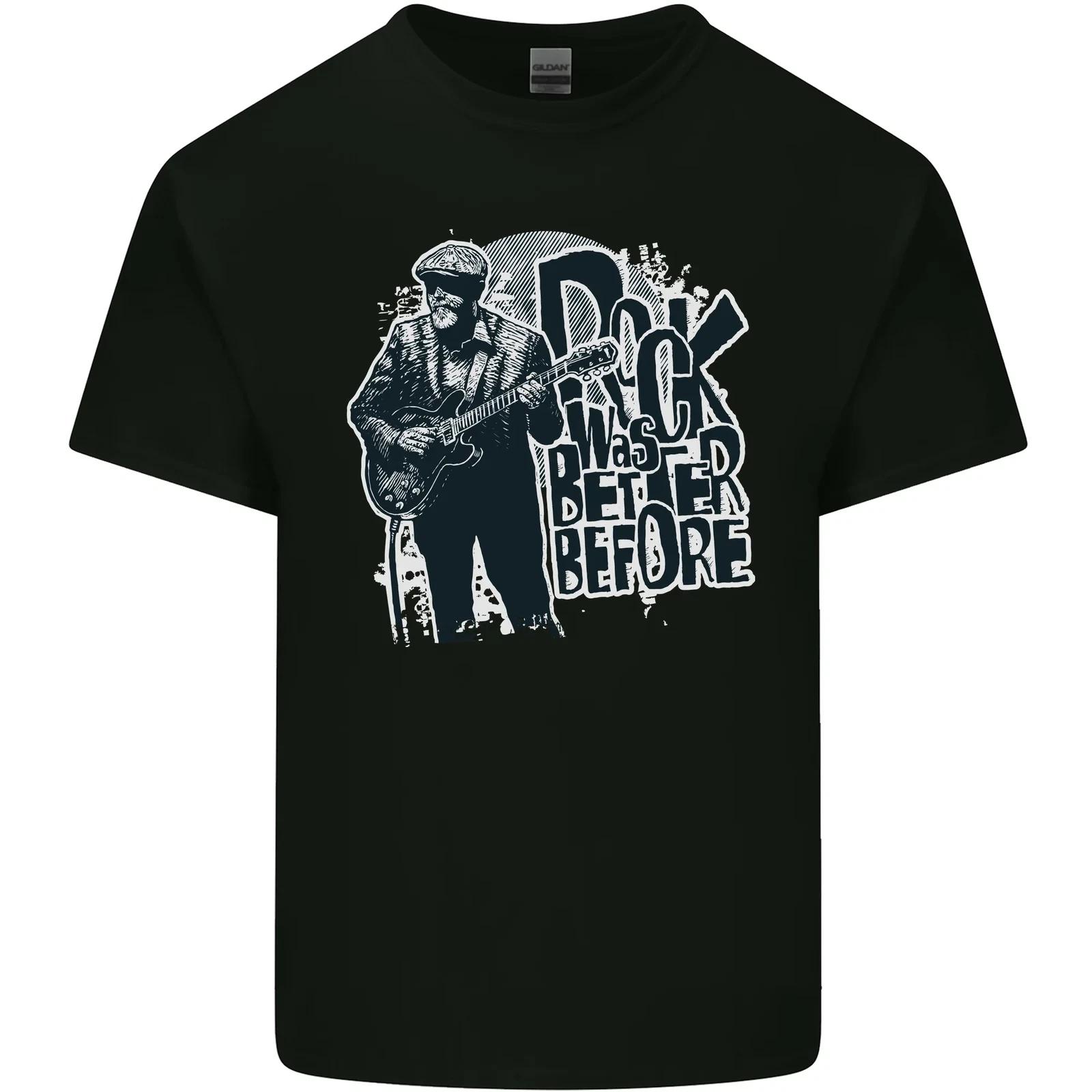 

Rock Was Better Before Electric Guitar Music Kids T-Shirt Childrens XL