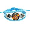 España Guardia Civil El Honor Es Mi Divisa Glass Leather Bracelets Multilayer Spanish Police Braided Bracelets Bangles Jewelry