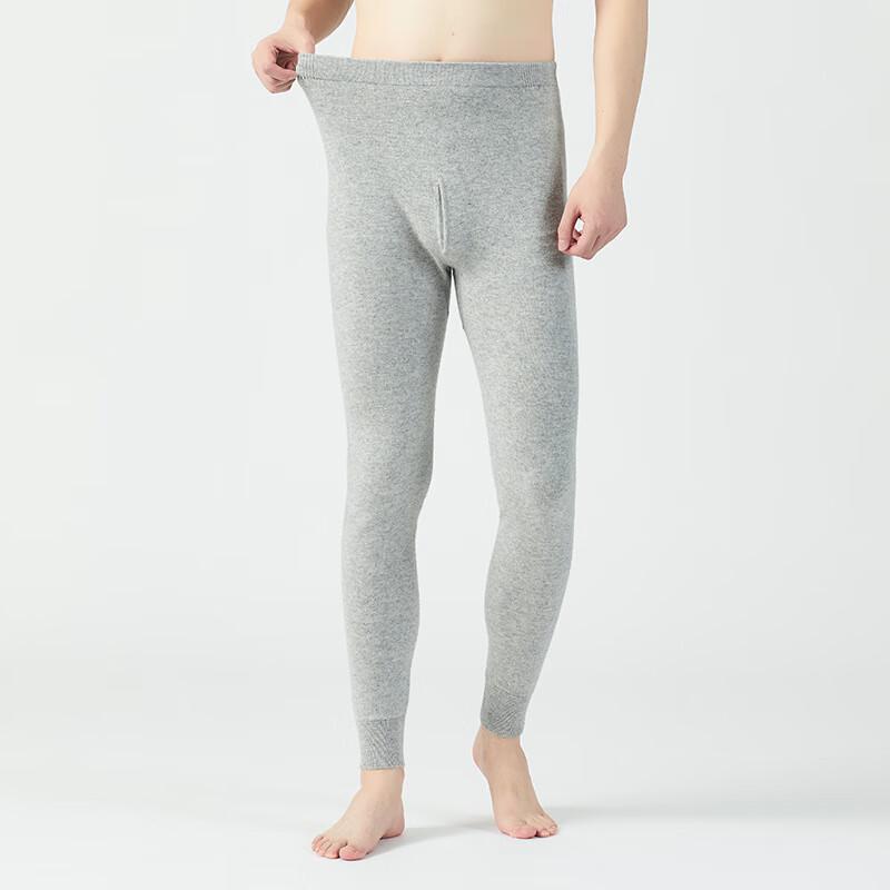 Men's Thin Wool Blend Thermal Leggings