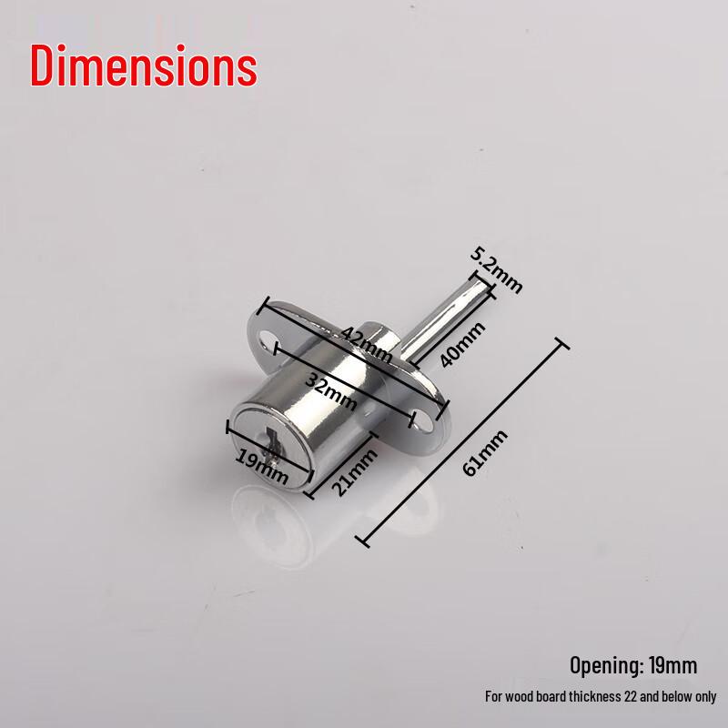 Fly.Globe Triple Drawer Cabinet Lock