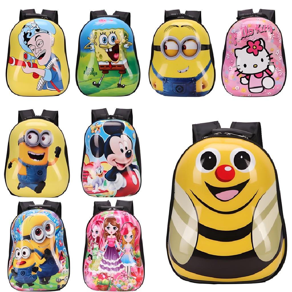 Despicable Me Children Durable Abs Pc Backpack With Cartoon Prints For School