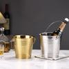 Shangqi Thickened Rose Gold Double Ring Ice Bucket