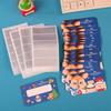 20pcs Cartoon Christmas Scratch Card Children's Christmas Handwritten Interactive Scratch Award Card Reward Lucky Scratch Decor