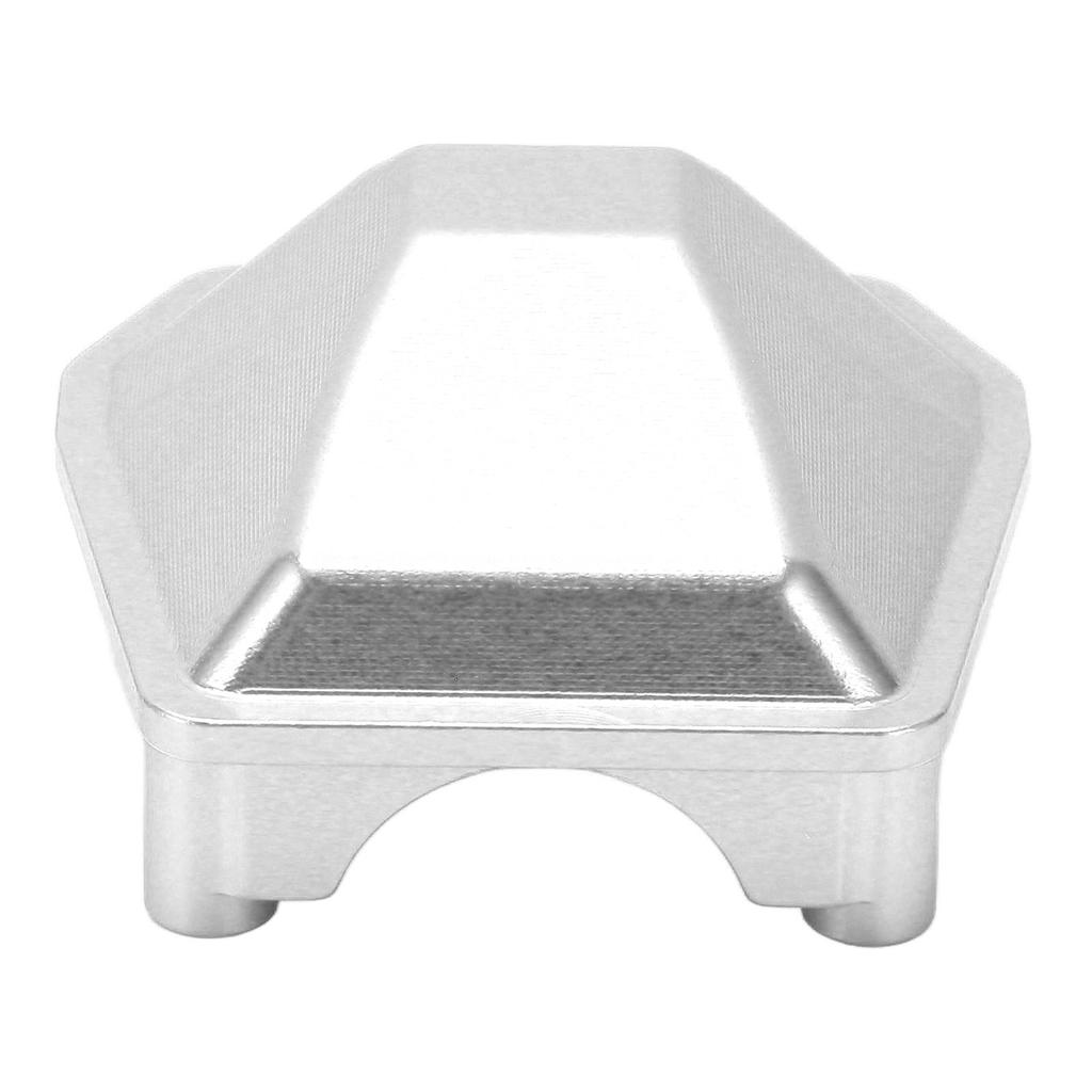 Axle Diff Cover Aluminum Alloy Differential Cover for Axial Scx6 AXI05000 1 6 RC Crawler CarSilver