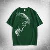 T-shirt di un marchio di moda di alta gamma con stampa di un disegno di Gesù