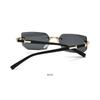 Trendy Rimless Sunglasses for Men Women Fashion Frameless Rectangle Sun Glasses Retro UV400 Shades Summer Goggles Eyewear