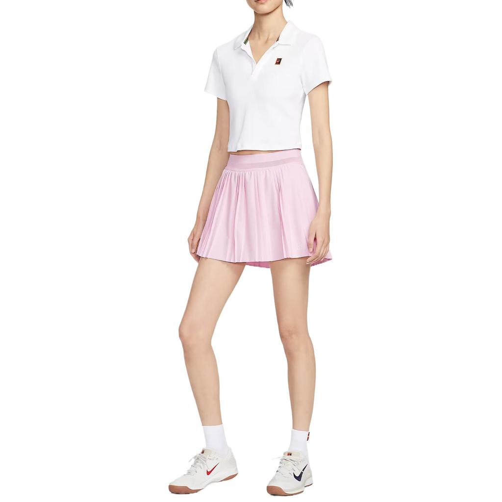 NikeCourt Advantage Dri-FIT Women's Pleated Tennis Skirt Foam Pink FZ6513-663