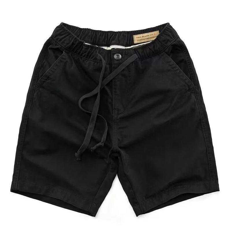 Urban Men's Breathable Elastic-Waist Summer Shorts - Versatile, Lightweight, Loose Fit