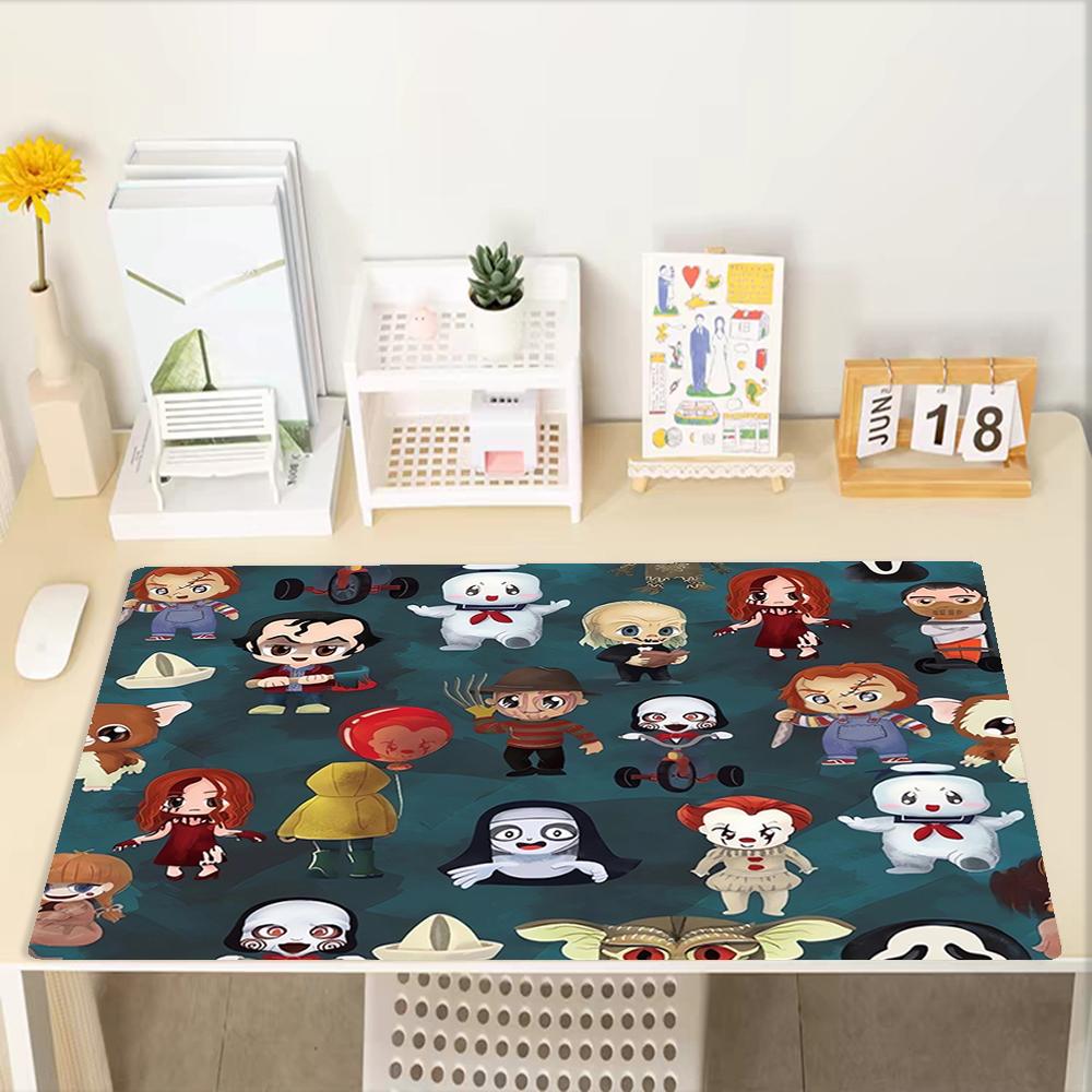 Halloween horror Theme Mouse Pad, Non Slip Rubber Base, Multifunctional Office & Home Decor, Perfect for Workspace Personalization.