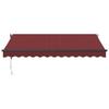 Automatic Awning Burgundy Red 350x250 Cm