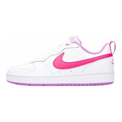 Court Borough Low 2 GS Beyaz Hiper Pembe Çocuk Spor Ayakkabı Fuşya-Glow BQ5448-111