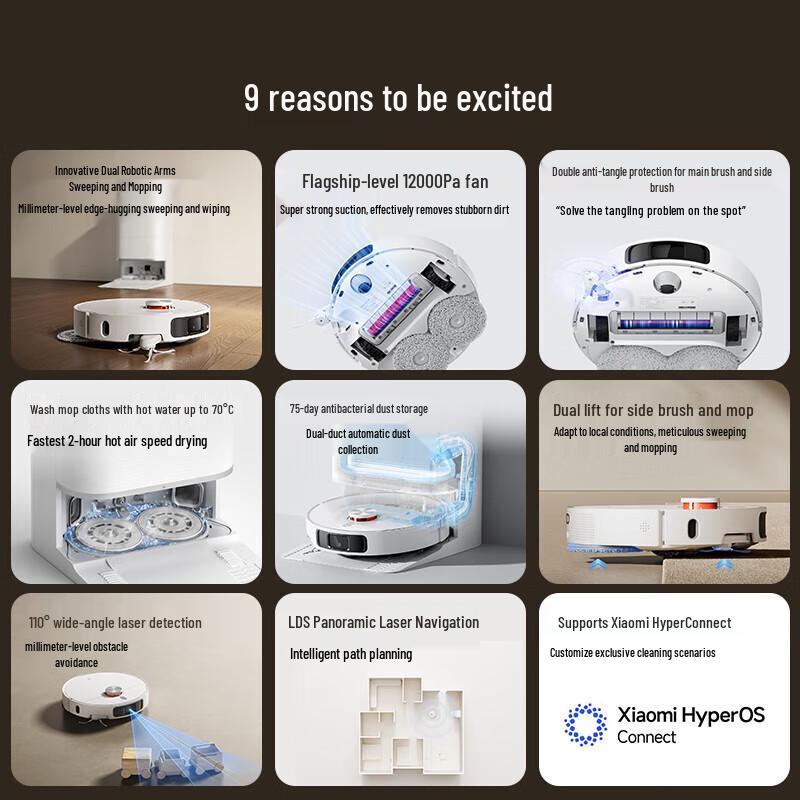 Aspirator Robot și Mop Xiaomi Mijia M40