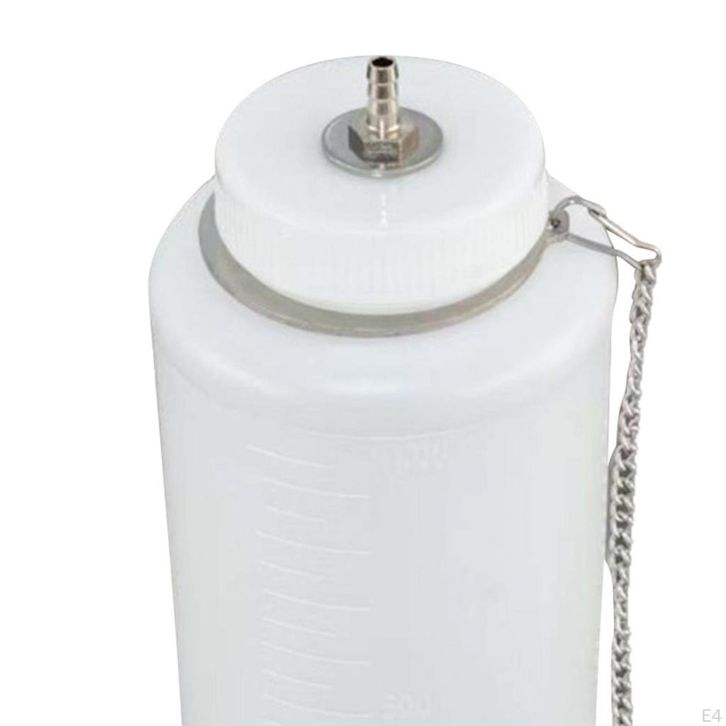 Bremsenentlüftungsflasche 1L Flüssigkeitsentlüftung mit Aufhängehaken für Fahrzeug