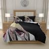 L-L D-Death N-Note Anime Comforter Cover Set Bedding Durable Polyester Boys Girls Bedroom 200x200 200x220 155x220, US UK AU Sizes