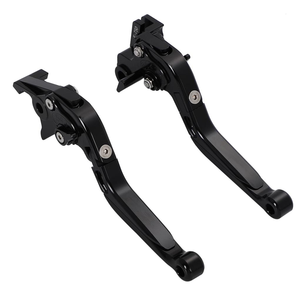 Nakira Brake and Clutch Lever Set for Zephyr Balios and Estrella 650 W800, ZZR250, 400, ZRX400, II, (Black)
