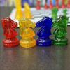 Acrylic Multiplayer Chess Set Luxury Figures Compact Board for Engaging