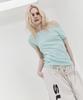 SETUP-EXE Lace Cross T-Shirt / Mint