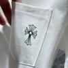 8010 CHROME HEARTS 2025 Sommer Neue Hochwertige Baumwolle Rundhals Lose Große Größe männer und frauen T-shirt Paar t-shirt