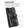For Samsung Galaxy A16 5G/A16 4G Case with Slide Camera Lid PC+TPU Kickstand Phone Cover