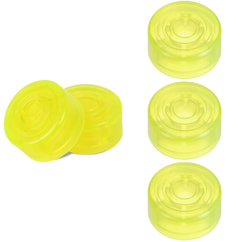 XuJJJJunB Footswitch Pack of for Guitar Effects Pedal Caps and Footswitch Caps Hats, 5, (Yellow)