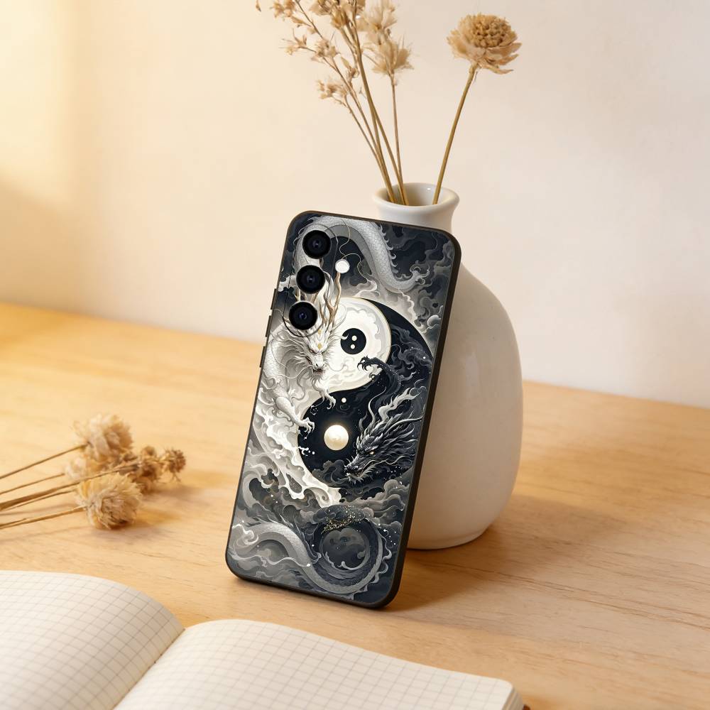 

Dragon Phone Case For Samsung Galaxy A73,A72,A71,A70,A53,A52,A51,Others Soft Black Cover Samsung a30 a20