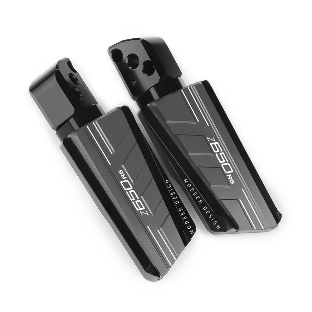 CNC Aluminum Rear Footrest Foot Pegs Foot Rest Pedals Motorcycle Accessories For KAWASAKI Z650RS Z 650RS Z650 RS 2022