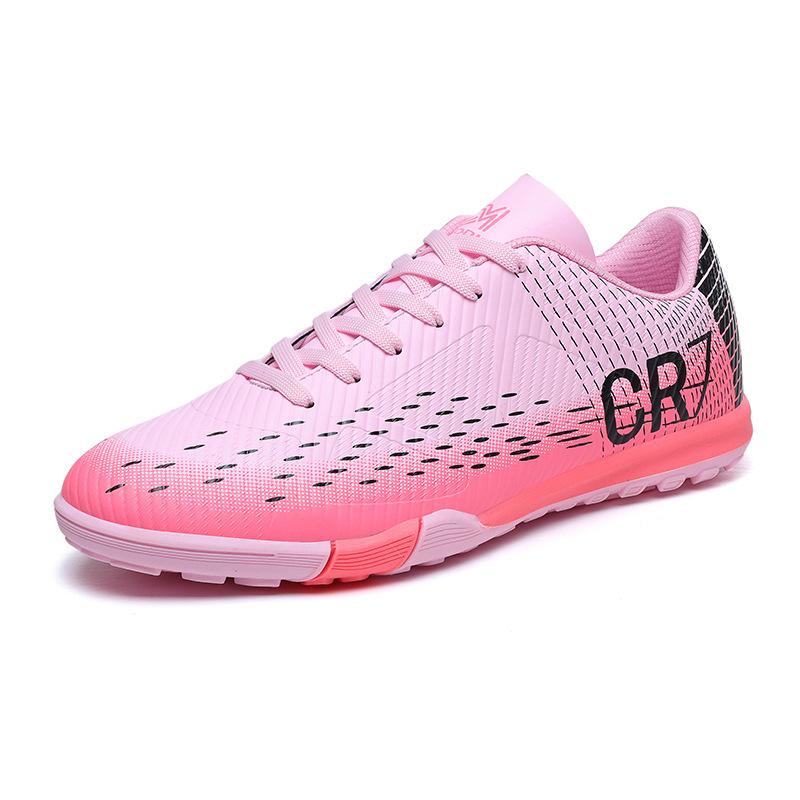 Collaborative Football Shoes Color Block Streamlined Design Stable Support Sports Shoes for Football Games