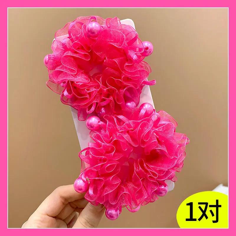 

Новый цветок для головы балерины, милый, ручной работы, детские резинки для волос, цветок для выступления, принцесса, головной убор, эластичные резинки для волос