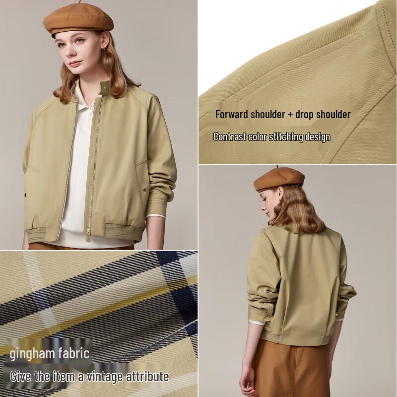 HAZZYS Women's PHIZ Series Stand-Up Collar Casual Jacket